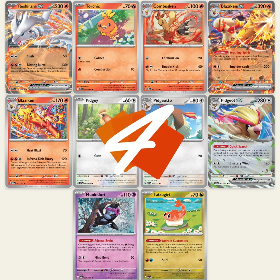 Did Blaziken ex IMPROVE thanks to Reshiram ex? - (Pokemon TCG Deck List + Matches)
